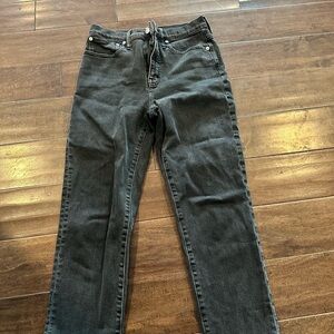 Madewell Women's Straight Leg Jeans - Black